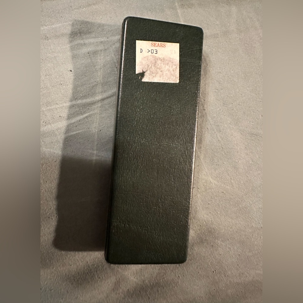 Vintage Cross Chrome Silver Century Mechanical Pencil In Green Case HAS ENGRAVIN - Picture 6 of 6